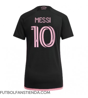 Inter Miami Lionel Messi #10 Segunda Equipación Mujer 2023-24 Manga Corta
